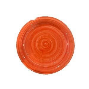 CITRUS GROVE 10-3/4"  Orange Swirl Dinner Plate